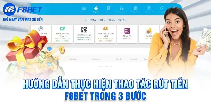Các bước đổi thưởng tại sảnh bài F8bet